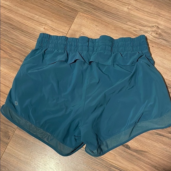 Athleta Deep Blue Athletic Shorts - Picture 2 of 3